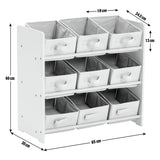 Argos Home 3 tier grey basket storage unit (British brand)