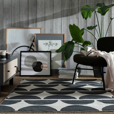 Argos Habitat Mid Century Mini Geo Grey & White Cut Pile Rug 230 x 160 cm- Buy online at McGrocer