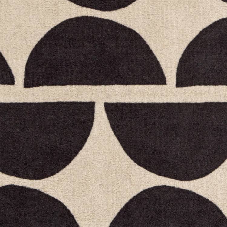 Habitat mid century geometric grey white cut pile rug 230x160cm, imported from the UK