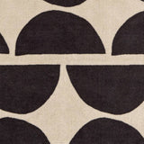 Habitat mid century geometric grey white cut pile rug 230x160cm, imported from the UK