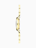 Accurist Ladies Gold Tone Dress Stainless Steel Bracelet 28mm Watch