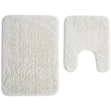 Argos Home Tufted Bath & Pedestal Mat Set - Cream
