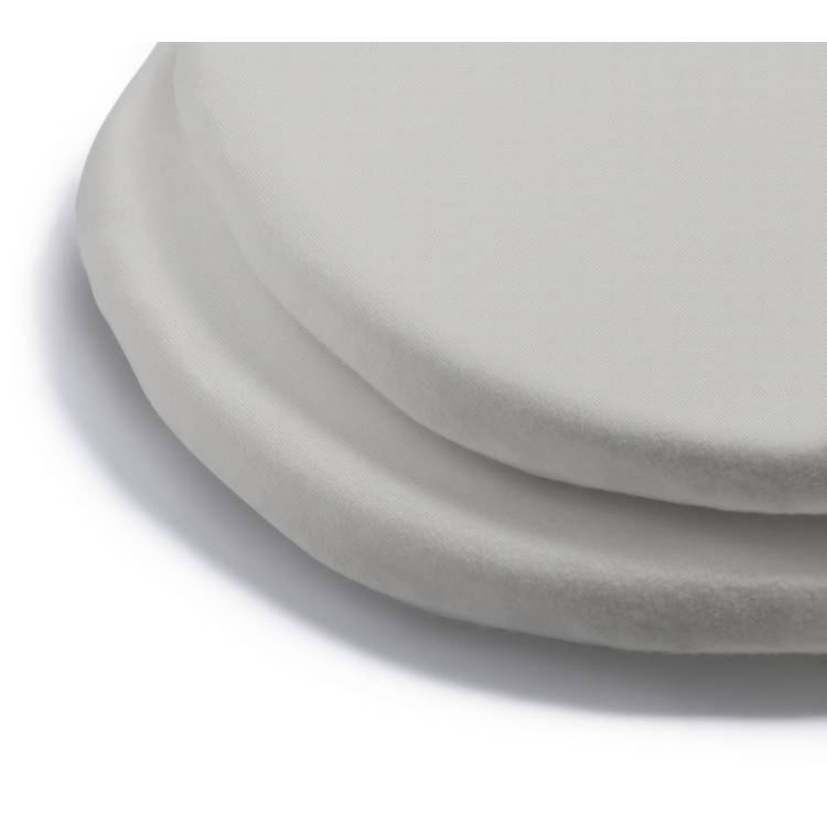 Habitat grey cotton jersey fitted sheets for Moses basket, imported from the UK