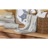 Habitat grey cotton jersey fitted sheets for Moses basket, imported from the UK