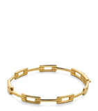 Monica Vinader gold vermeil Signature Link slim bangle - British product