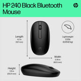 HP 240 Bluetooth wireless mouse black (British brand)