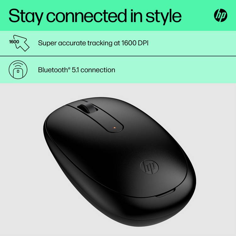 HP 240 Bluetooth wireless mouse black (British brand)