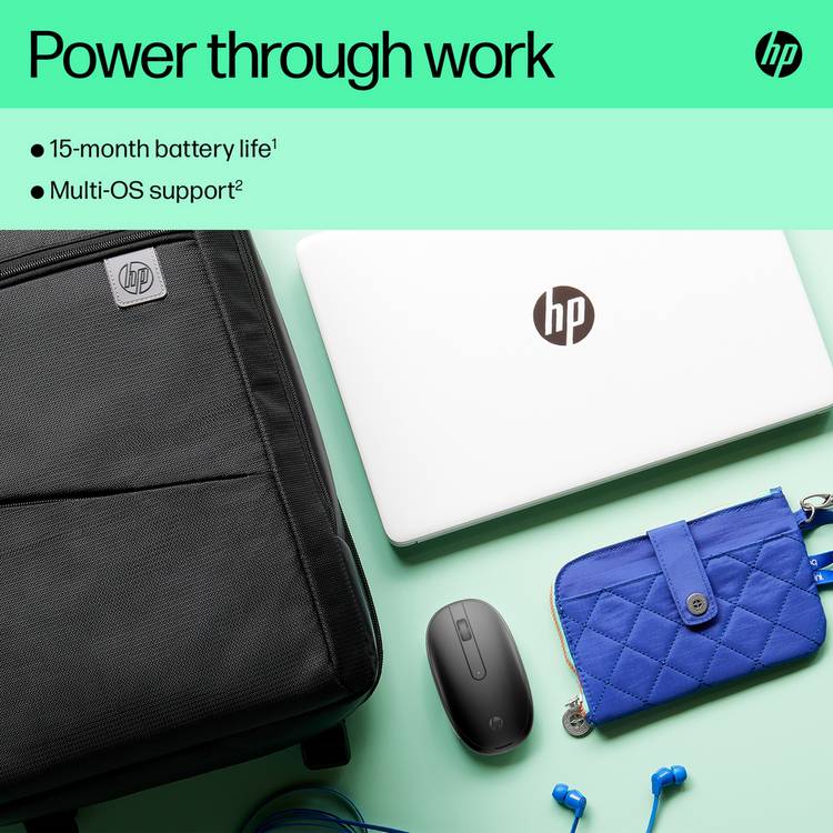 HP 240 Bluetooth wireless mouse black (British brand)