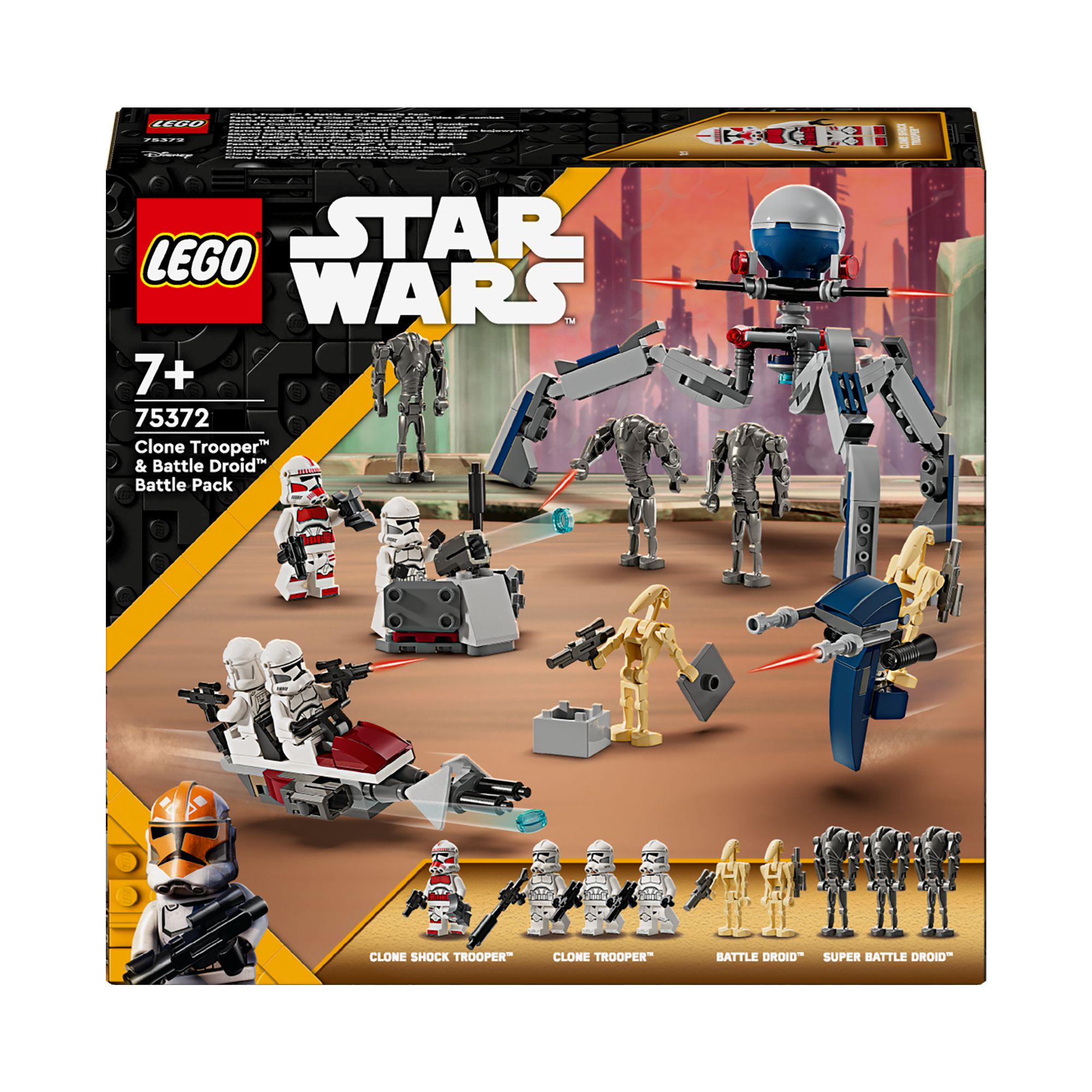 LEGO Star Wars Clone Trooper & Battle Droid Battle Pack 75372 GOODS ASDA   