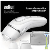 Braun Silk Expert Pro 3 IPL hair removal device, imported from the UK