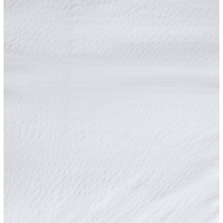 Habitat seersucker bedding set plain white single, imported from the UK