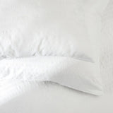 Habitat seersucker bedding set plain white single, imported from the UK