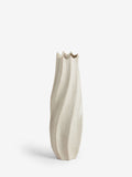 Ceramic Floor Vase with neutral reactive glaze, imported from the UK