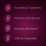 So Divine bullet vibrator rechargeable silicone, UK version
