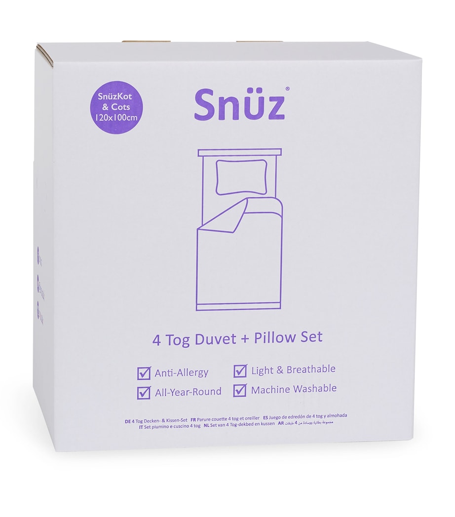Snüz 4.0 Tog duvet and pillow cot set (British brand)