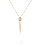 Piaget rose gold diamond rose pendant necklace - British product