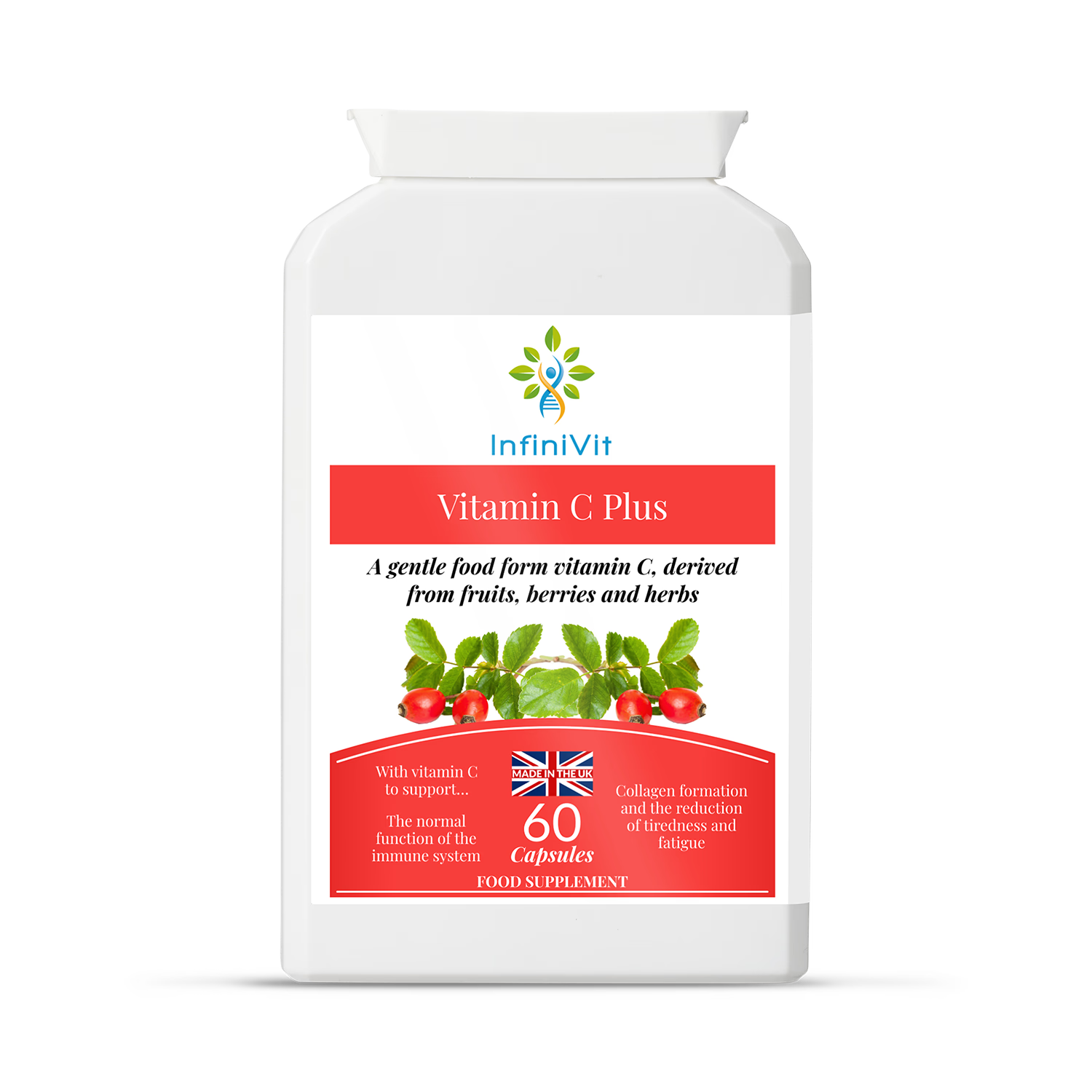 InfiniVit Vitamin C Plus 60 capsules, UK version