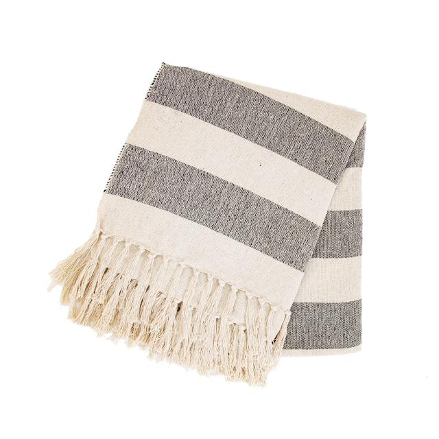 Sass & Belle Scandi Boho Stripe Blanket Throw Perfumes, Aftershaves & Gift Sets M&S   