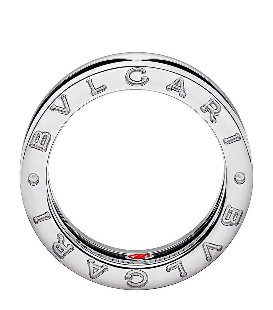 Bvlgari B.zero1 sterling silver ring (British brand)