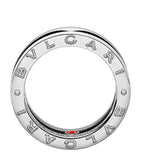 Bvlgari B.zero1 sterling silver ring (British brand)