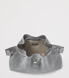 Jimmy Choo Cinch shoulder bag medium suede denim, UK version