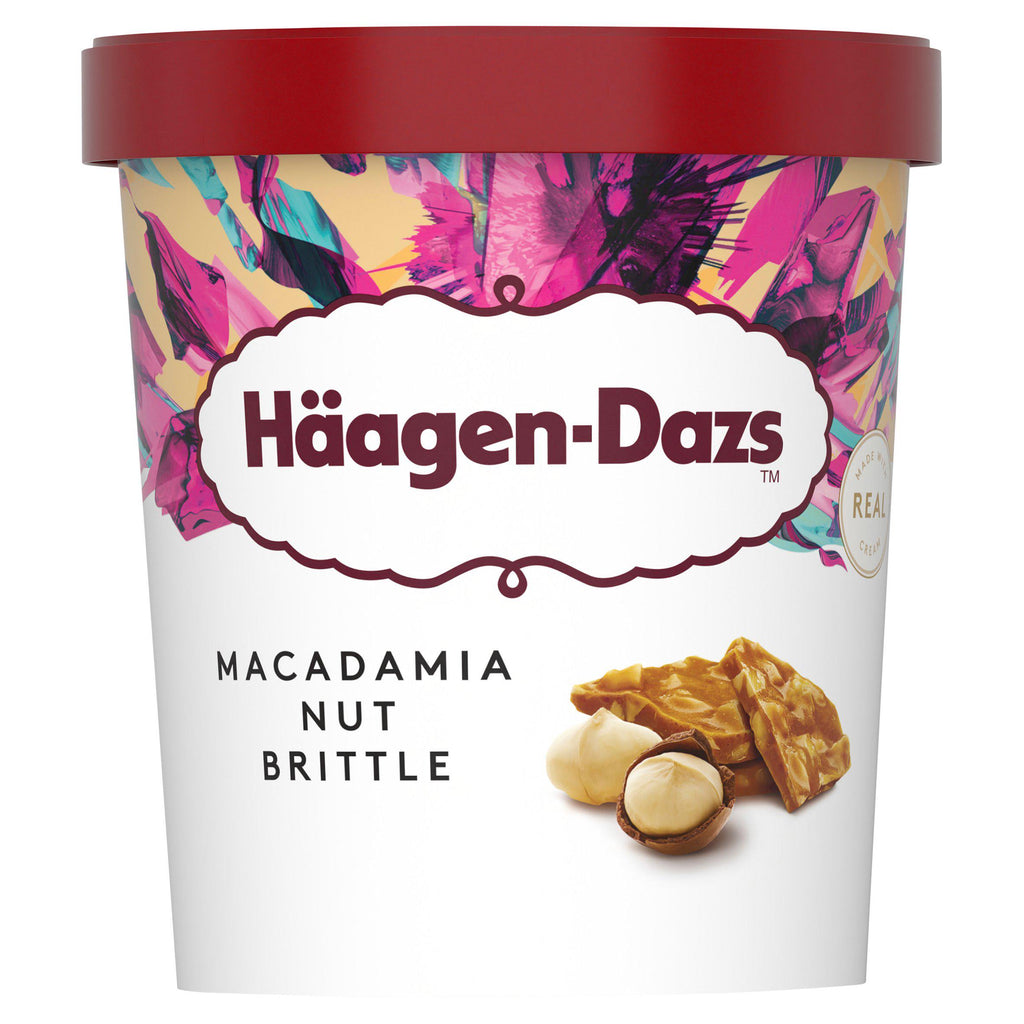 Häagen-Dazs Macadamia Nut Brittle Ice Cream 460ml