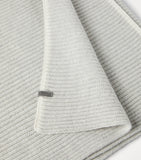 Brunello Cucinelli ribbed cashmere monili detail scarf, UK version