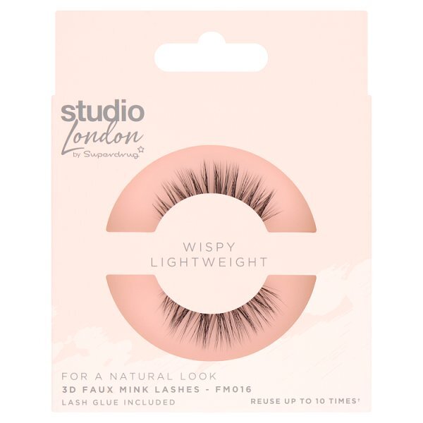 Superdrug Studio Lash false eyelashes 1 pair (British brand)