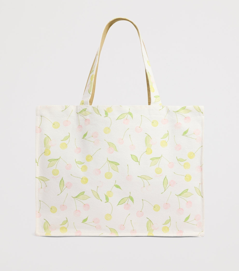 Bonpoint reversible tote bag cherry print, UK version