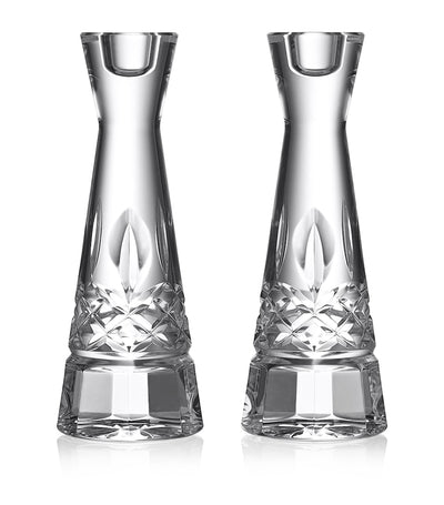 Harrods Waterford Lismore Essence Kerzenleuchter Set aus 2 Dinner-Kerzenhaltern 20cm - Online bei McGrocer kaufen