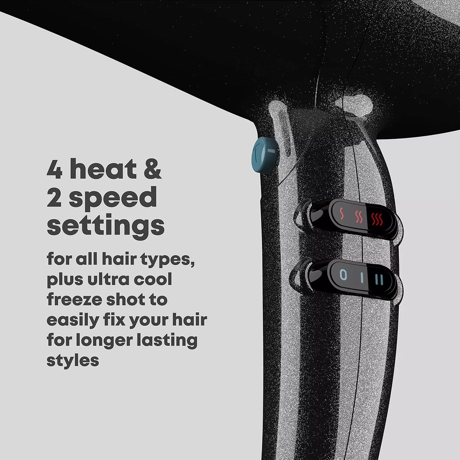 REVAMP Progloss Featherlite Ultra X Shine hair dryer black 2300W - British product