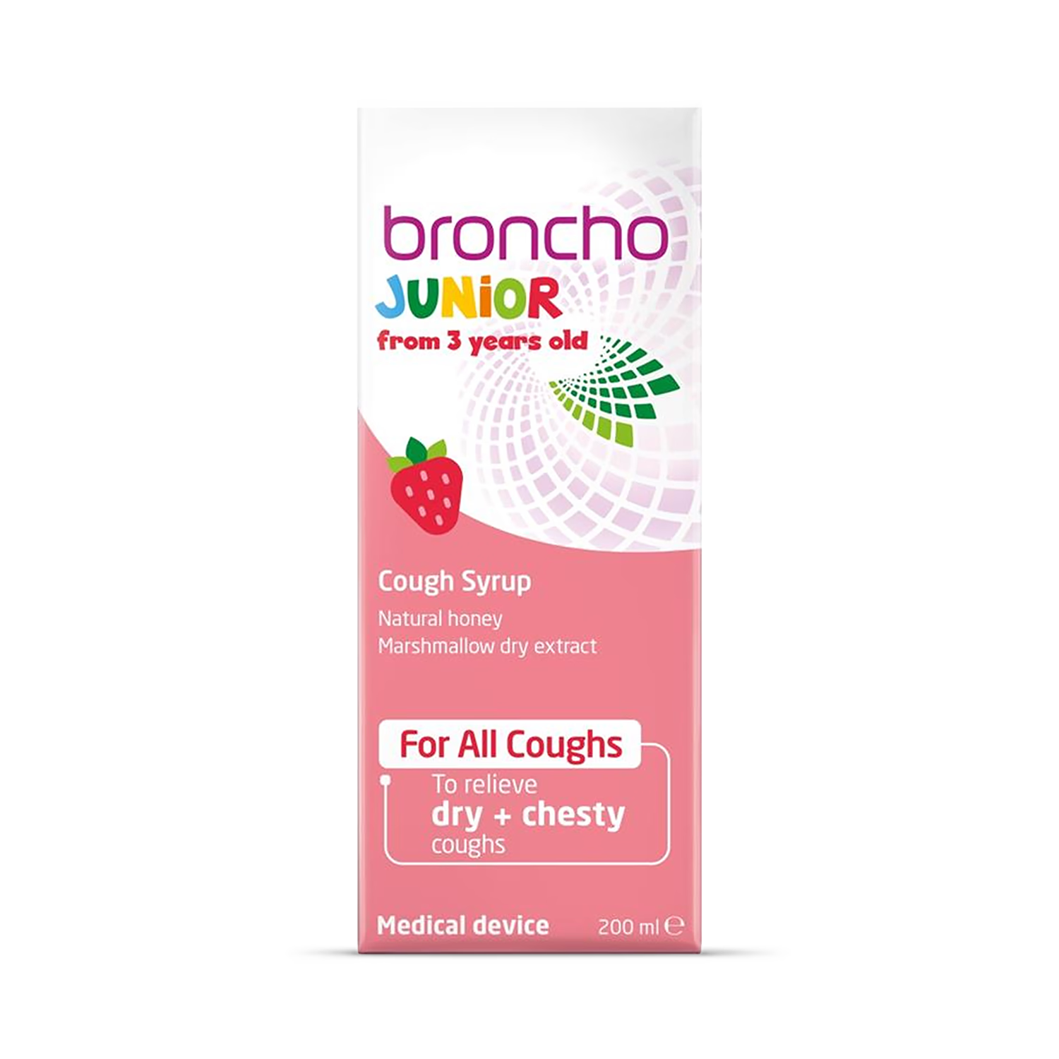 Bronchostop Junior cough syrup 120ml (British brand)
