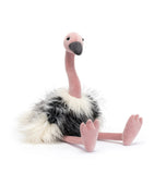 Feathered Ostrich Soft Toy for Children Aged 12 Months and Up