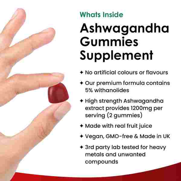 New Leaf Ashwagandha Gummies 1200mg GOODS Superdrug   