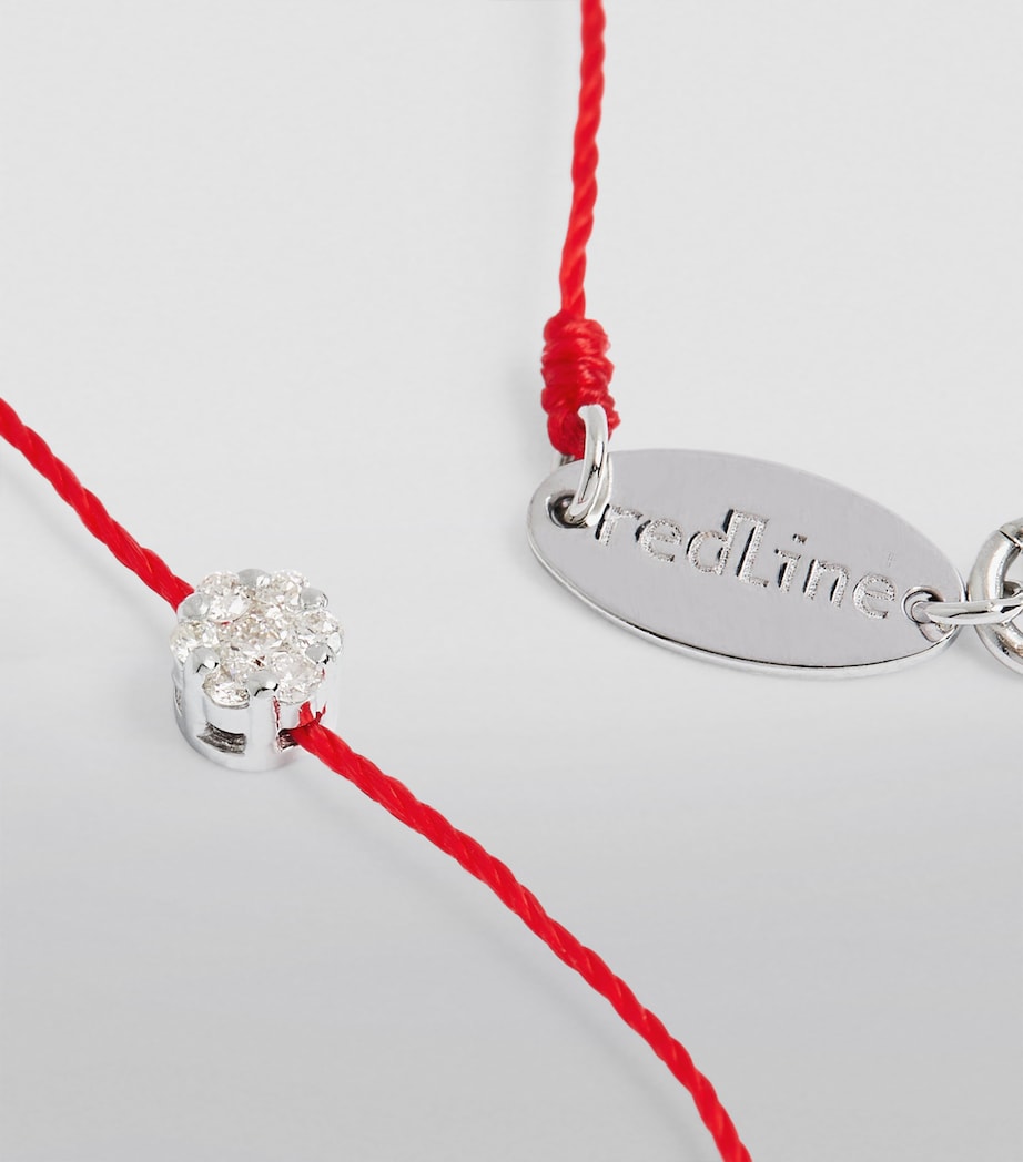 Redline white gold diamond bracelet 16.5cm (British brand)