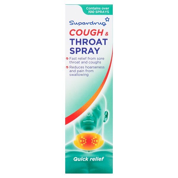 Superdrug Cough and Throat Spray 20ml GOODS Superdrug   