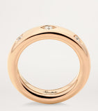 Pomellato Iconica rose gold diamond ring, UK version