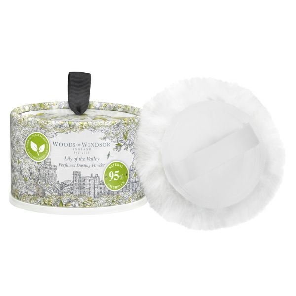 Woods of Windsor Lily of the Valley dusting powder 100g - British product