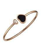Chopard Happy Hearts rose gold bangle with diamond, imported from the UK
