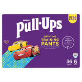 Huggies Pull Ups Trainers Boys Day Time Nappy Pants Age 2-4 Years Nappies Size 6, 15-23kg Mega Pack x36 nappies Sainsburys   