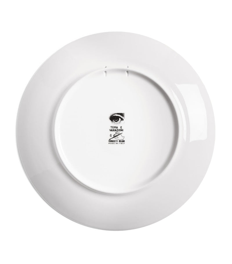 Fornasetti Tema e Variazioni No. 6 Wall Plate 26cm - British product