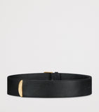 Givenchy Voyou leather belt with gold-tone buckle, UK version