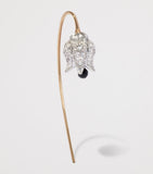 Annoushka Tulips earrings with yellow gold and diamonds, imported from the UK