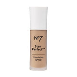 No7 Stay Perfect Foundation SPF30 30ml GOODS Boots cashew 510W  