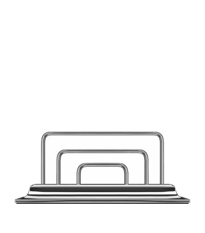 El Casco Chrome-Plated Envelope Holder Desk Organiser
