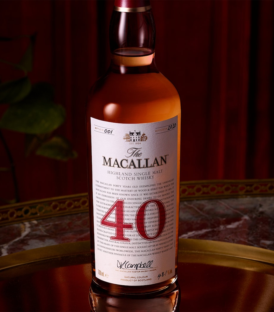 The Macallan 40-year-old Red Collection Scotch whisky 70cl imported from the UK