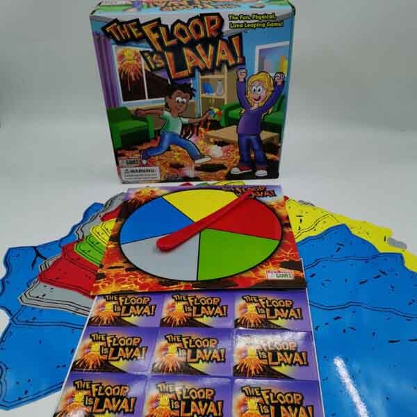 Leaper floor is lava party game, imported from the UK