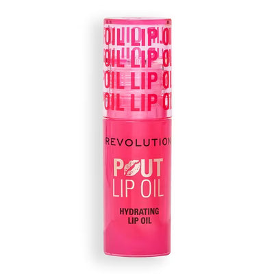 Superdrug Revolution Pout Lip Oil Watermelon Pink High-Shine- Buy online at McGrocer