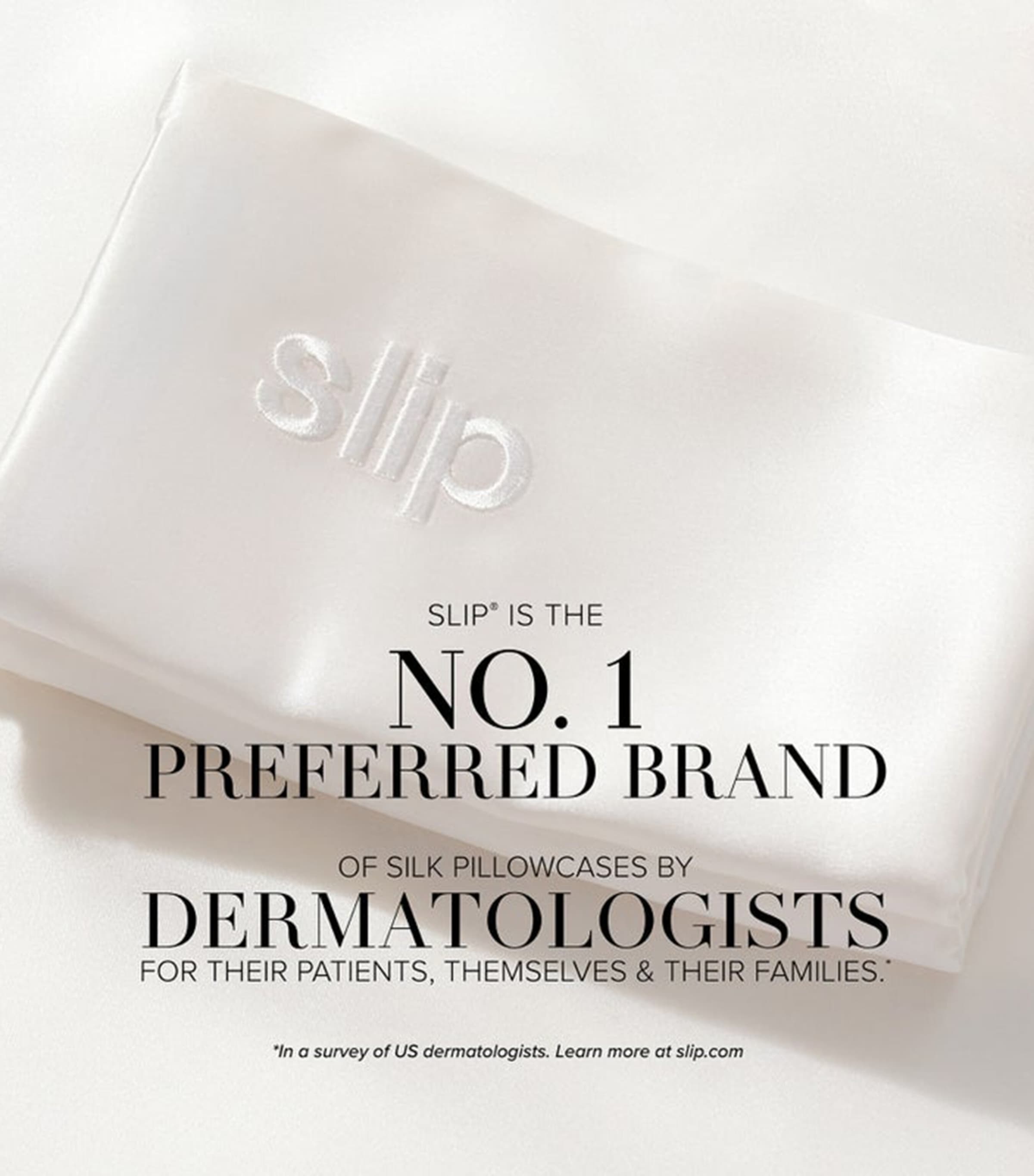 Slip mulberry silk queen pillowcase for hair and skin care (British brand)