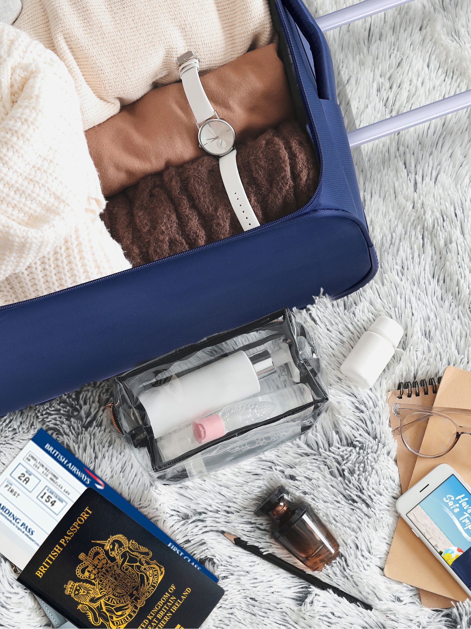Flight Knight cabin carry on suitcase 56x45x25cm, UK version